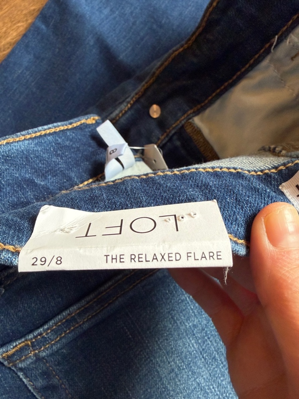 High Rise Relaxed Flare Jeans - Picture 4 of 5